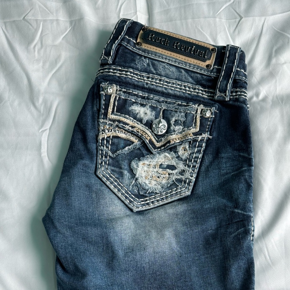 Rock Revival Bermuda Shorts